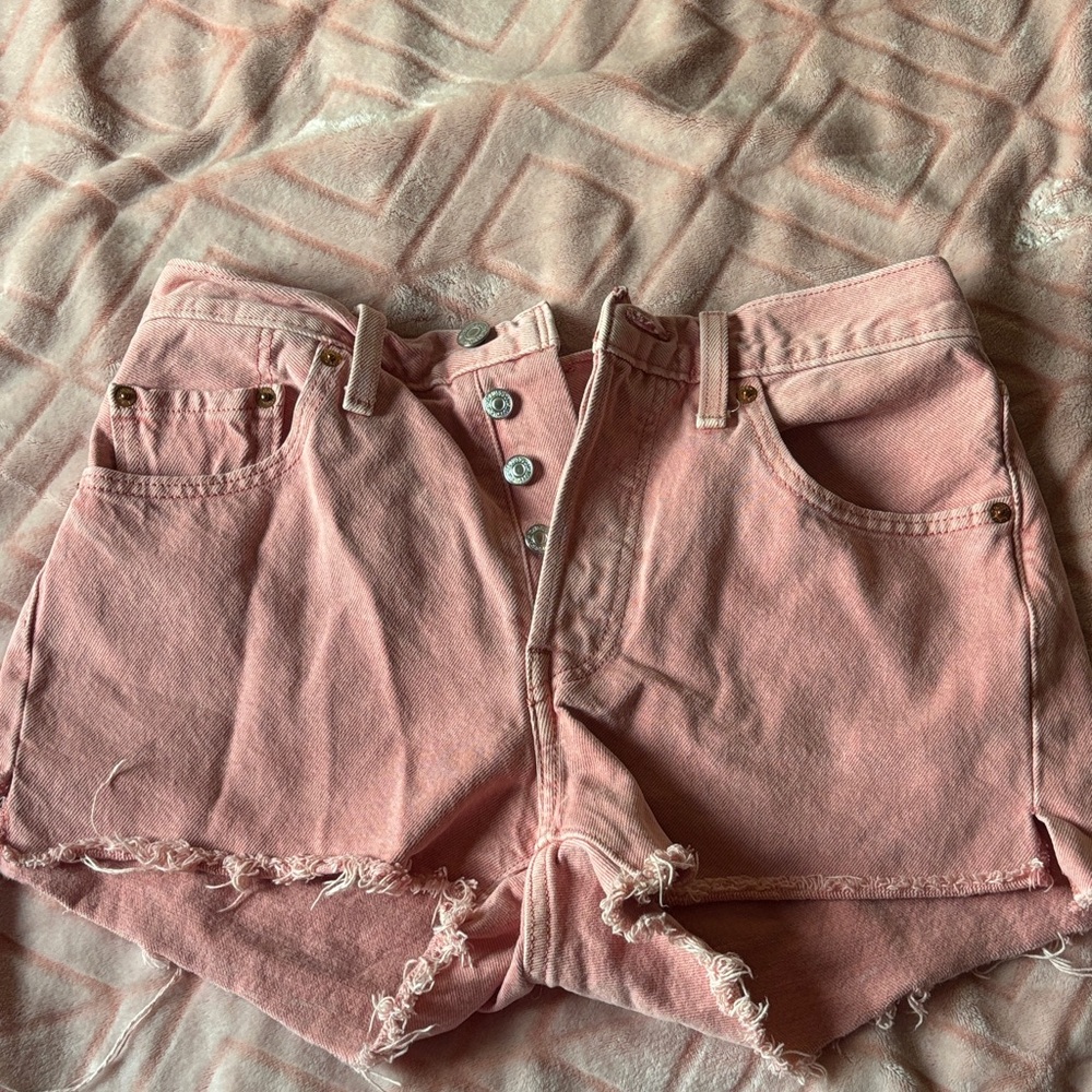 Levi's Soft Pink Denim Apparel